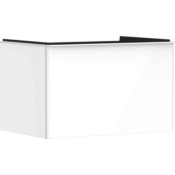 Skříňka pod umyvadlo pod desku Hansgrohe Xelu Q 78x49,5x55 cm bílá lesklá 54054700