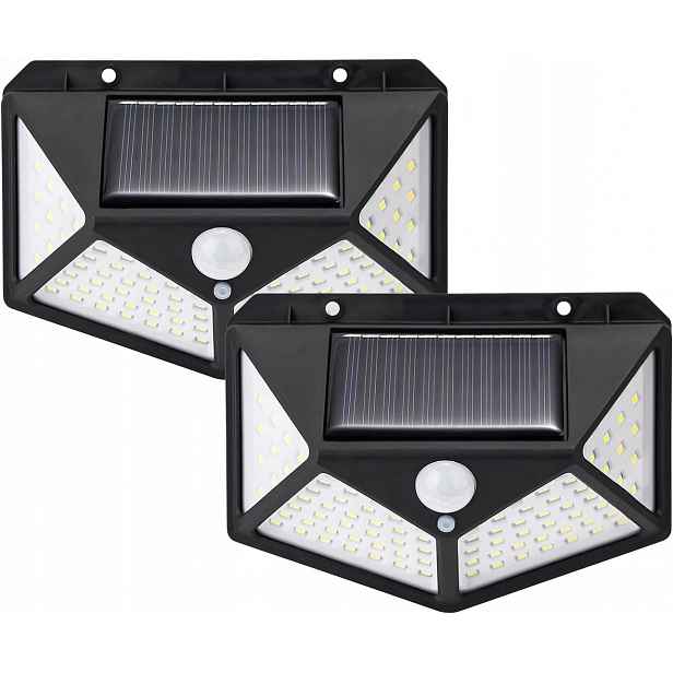 Solární Lampa Led 100 Senzor Pohybu 270° IP65 2KS