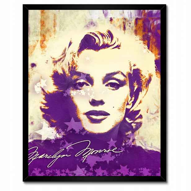 Plakáty v rámu 40x50 Marilyn Monroe Fialová