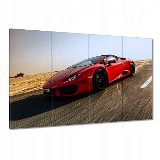 Obrazy 120x80 Červené sportovní auto