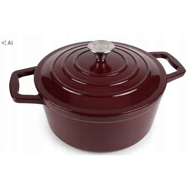 Mg Home Hrnec litinový pekáč Infinito 25 cm 4,8 l indukce 621