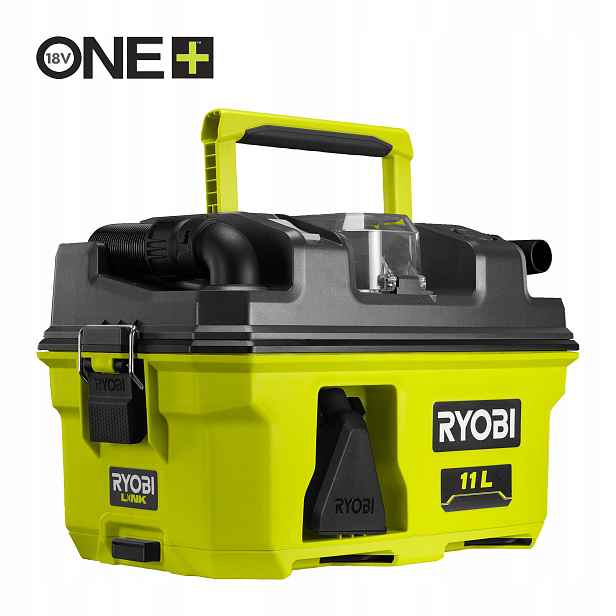 Ryobi RV1811-0 18V One+ 18V Akumulátorový vysavač na suché i mokré čištění