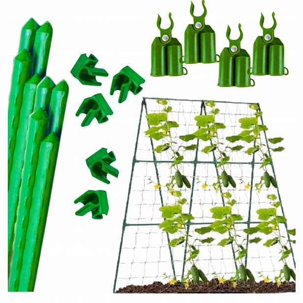 Sada Spojovacích Prvků Pro Rajčata Rostlin, podpěra, Rošt 100 CM, Pevný