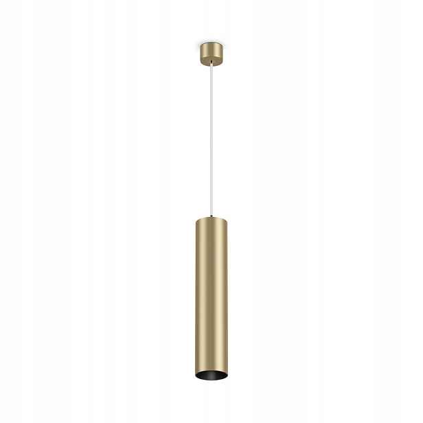 Závěsná stropní lampa Focus zlatá matná Maytoni P075PL-01MG GU10 nad stůl
