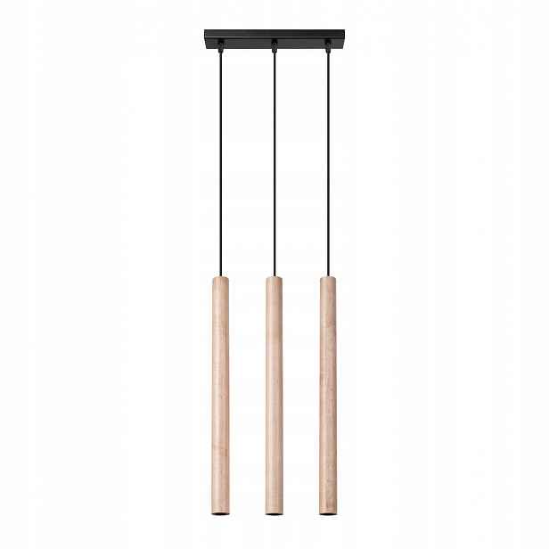 Dřevěná závěsná lampa Pastelo 3xG9 SL.1267 Sollux lighting