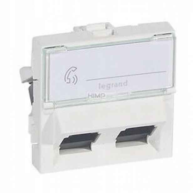 Mosaic Zásuvka 2 x Rj 45 kat. 6 Utp Legrand 076504