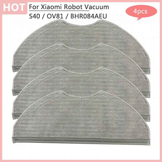 TEMU Pro Xiaomi Robot Vacuum S40 / OV81 / BHR084AEU Hlavní kartáč Boční kartáč HEPA filtr Mop Hadřík Náhradní díly Vysavač