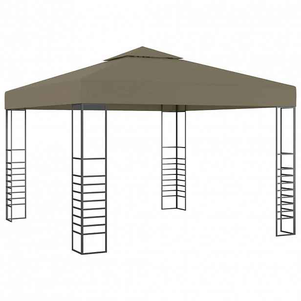 vidaXL Zahradní altán 3 x 3 m taupe 180 g/m²