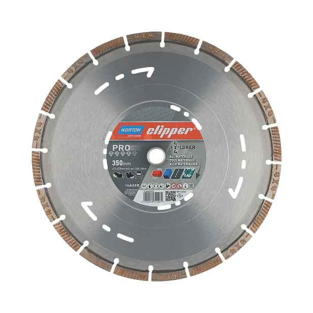Kotouč řezný DIA Norton Clipper PRO 4×4 EXPLORER 350×25,4 mm
