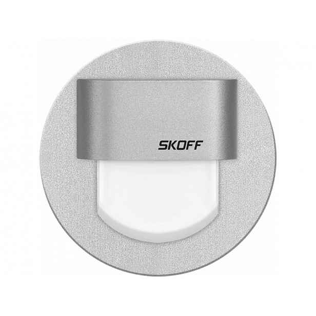 Led schodišťové svítidlo Aluminium 0,4W Ww 3000K Rueda mini stick Skoff