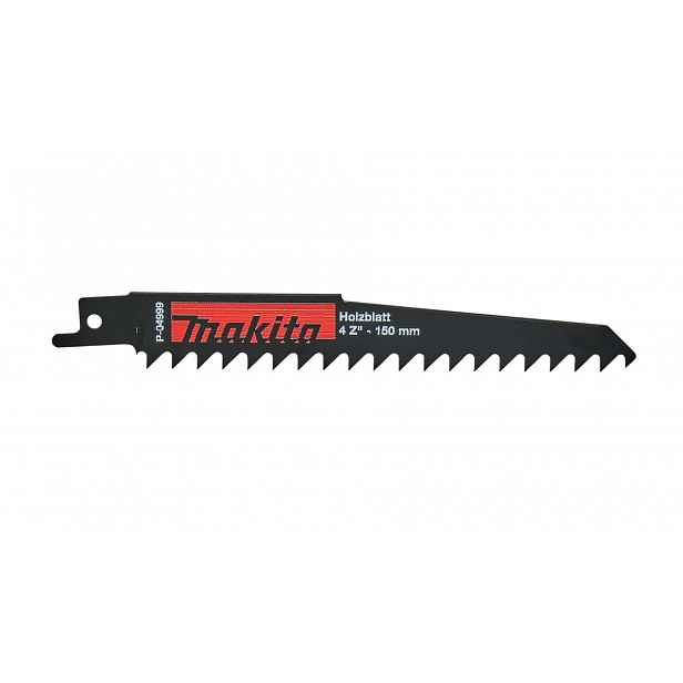 Makita - Sada pilových plátků na dřevo 4 TPI, délka 150 mm, 5 ks P-04999