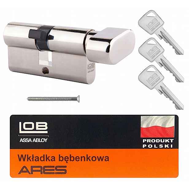 Vložka Lob Ares G35/65 s niklovým knoflíkem