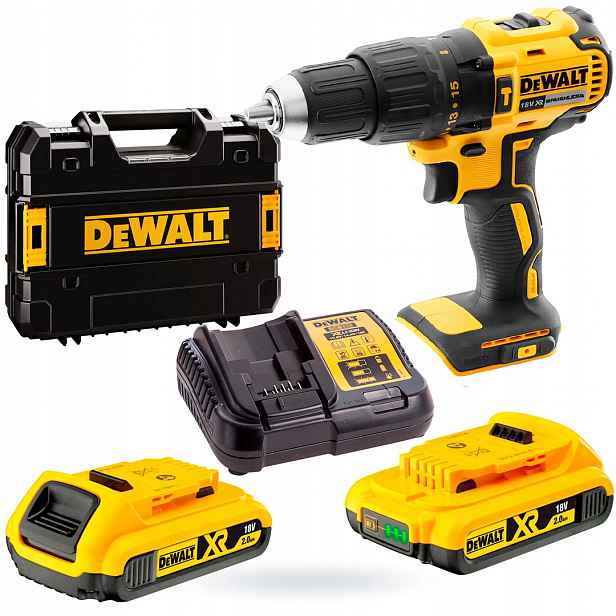 Bezkartáčový rázový Aku Šroubovák 18V 2x2Ah 65Nm Xr DeWALT DCD778D2T