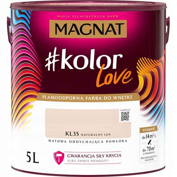 Magnat Barva Love KL35 přírodní len 5L Bs