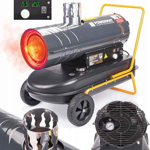 Ohřívač Benzínového Olejového Dmychadla Komín 30 Kw