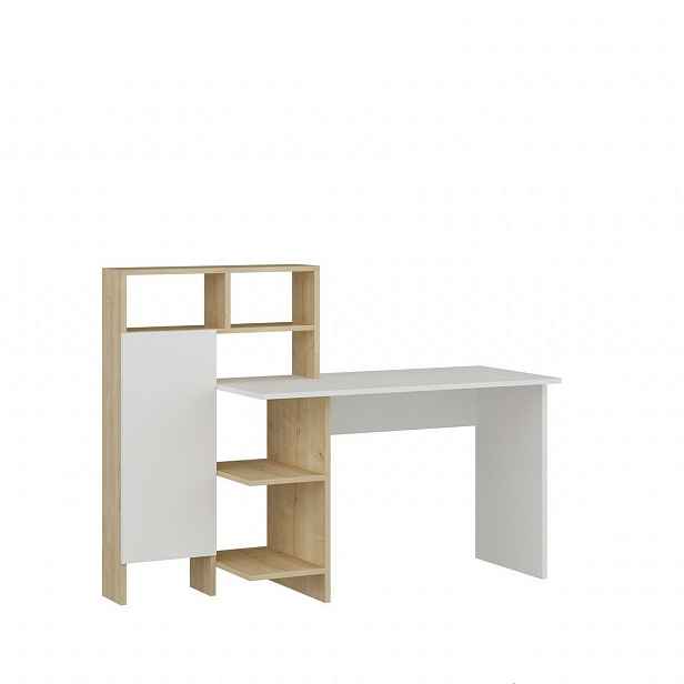 Pracovní stůl Bugra White and Oak
