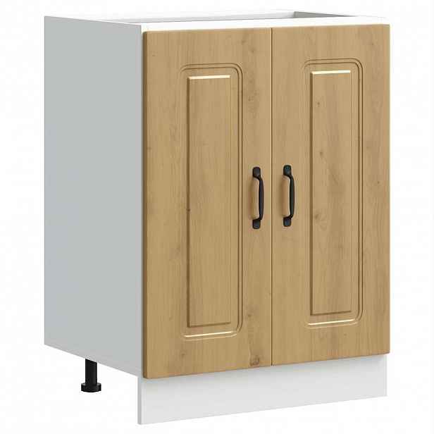 vidaXL Skříňka pod umyvadlo "Kalmar" dub artisan 60x46x81,5cm kompozit