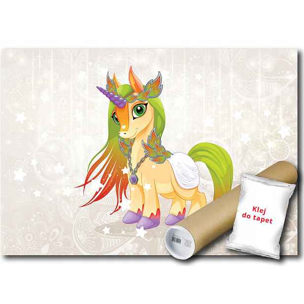 Vliesová fototapeta Jednorožec Kůň Pony 254x184