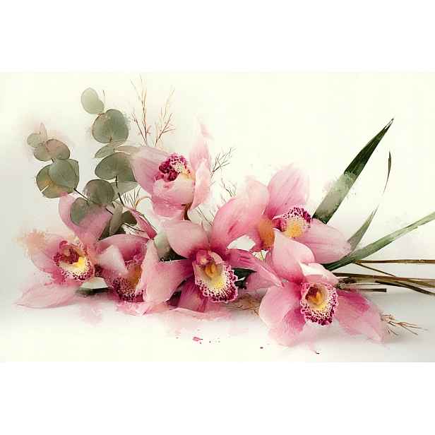 Fototapeta Flizelina Květiny Kytice Růžová Orchidej 254x184 130g