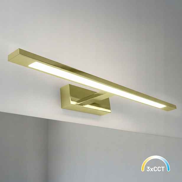 MiLAGRO Nástěnné svítidlo Klimt Zlaté 12W 60Cm Závěsná lustrová lampa
