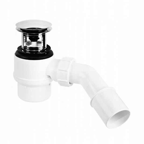 Vanový sifon Klik-klak McAlpine chrom HC26-IOF-95CB pro volně stojící vanu