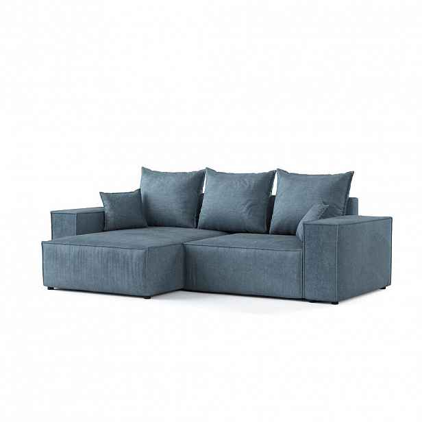 AltaBeds ROHOVÁ SEDAČKA SENSO, textil, Modrá