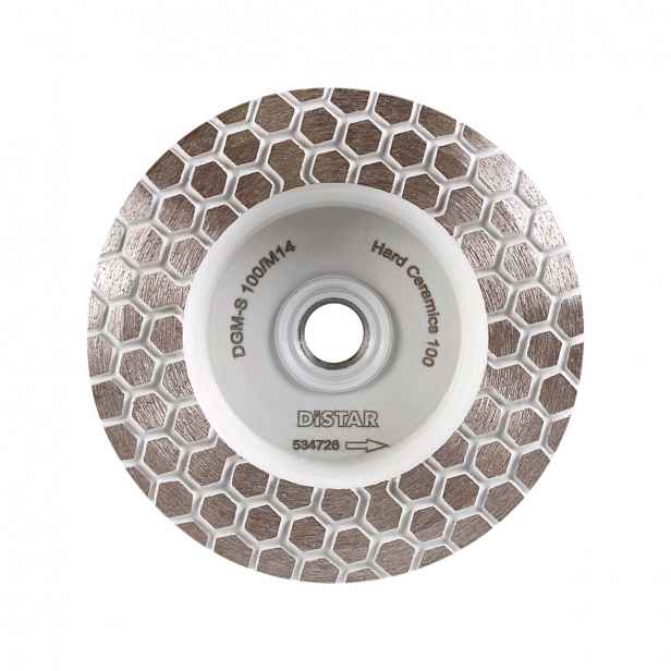 Distar Diamantová Fréza Hard Ceramics 100 mm M14 Pro Gresovou Keramiku