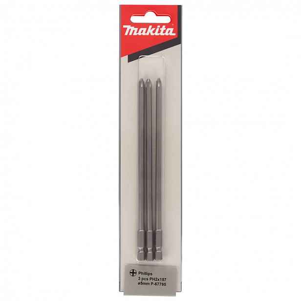 Makita - Sada prodloužených bitů PH2, 3 ks P-67795
