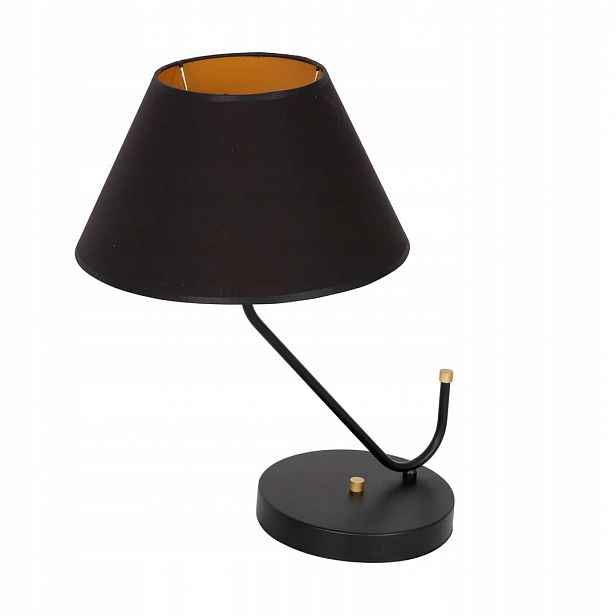 Stolní lampa Milagro Victoria Black černá, žlutá, 60 W