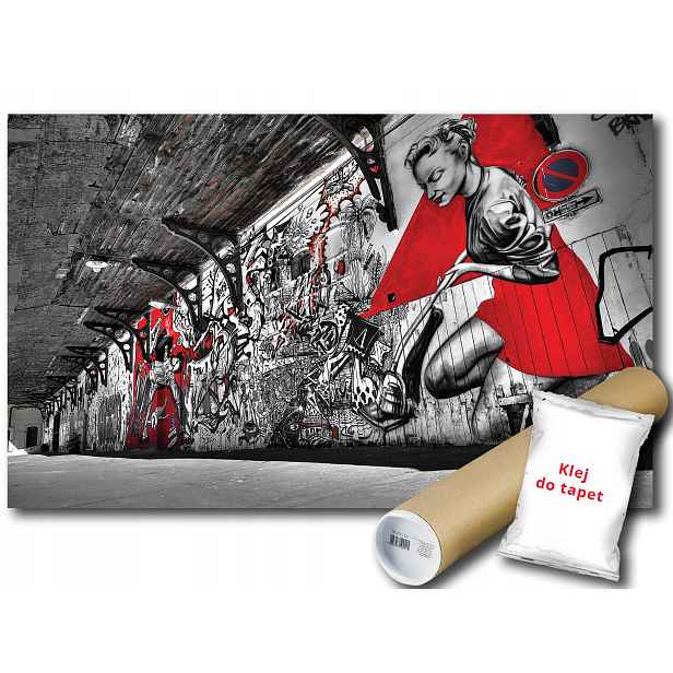 Vinylová Fototapeta Graffiti Street Art Umění Pop Art Ulice Tunel 368x254