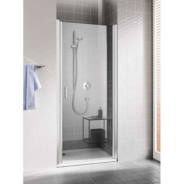Dveře sprchové Kermi Casa XS CK1WR 900 mm pravé stříbrná/čiré sklo