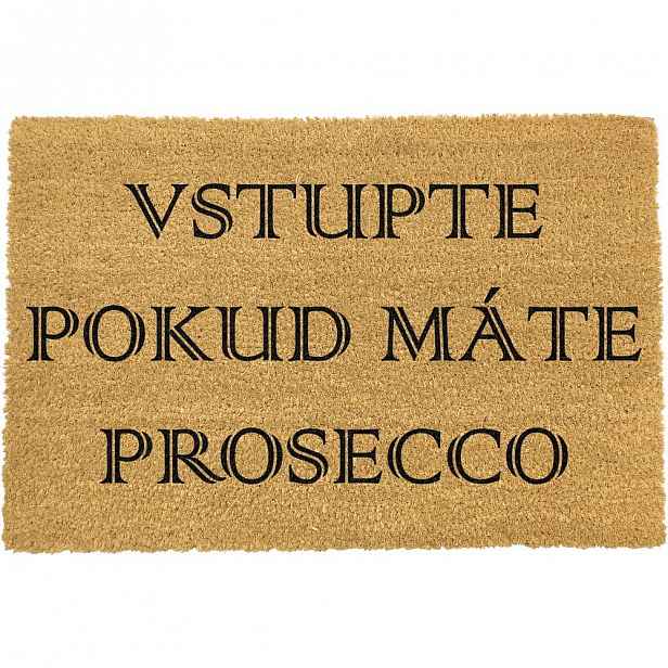 Rohožka z přírodního kokosového vlákna Artsy Doormats Vstupte, 40 x 60 cm