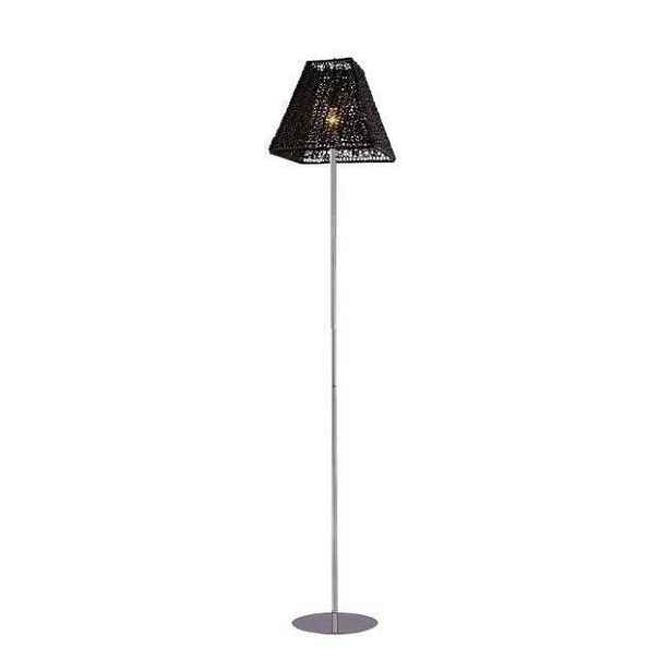 Stojací lampa černá 160cm 60W E27 Rombo