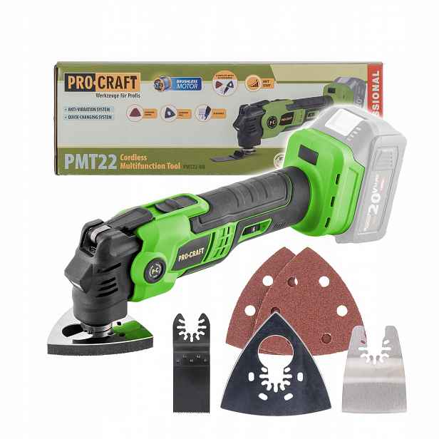 Akumulátorové multifunkční nářadí Procraft PMT22