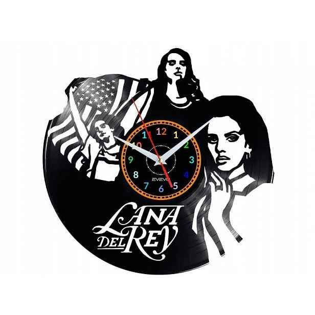 Lana Del Rey Nástěnné Hodiny Vinylová Deska Dárek Památka K Narozeninám Pro Ně