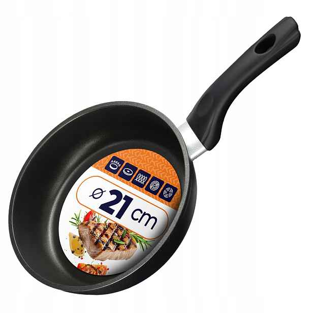 Pánev Indukce Plyn 20 cm Nepřilnavá Non-stick Pro Smažení Malá