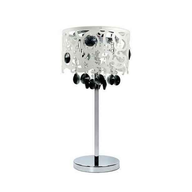 Stolní lampa chrom/černá 3 Talita