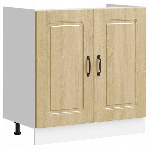 vidaXL Skříňka pod umyvadlo "Kalmar" dub sonoma 80x46x81,5 cm kompozit