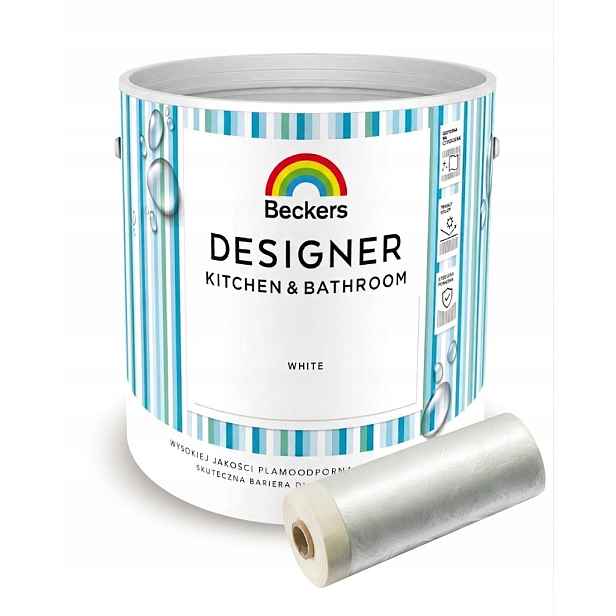 Beckers Kitchen & Bathroom 2,5 L Bílá Antichlap Fóliový 55 CM X 20 M