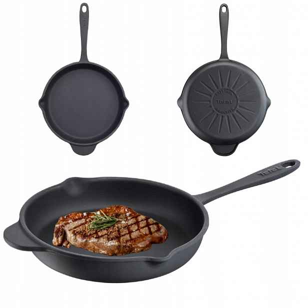 Litinová Smaltovaná Pánev Tefal Traditional 26 CM Indukční