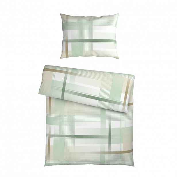 Esposa POVLEČENÍ, flanel, zelená, 140/200 cm