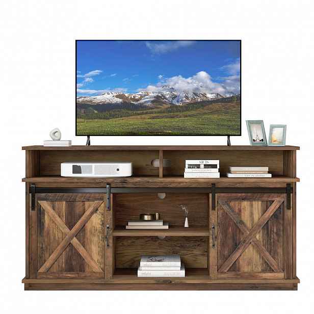 FLIEKS KOMODA POD TELEVIZI 148 × 40 × 78 cm Posuvné dveře