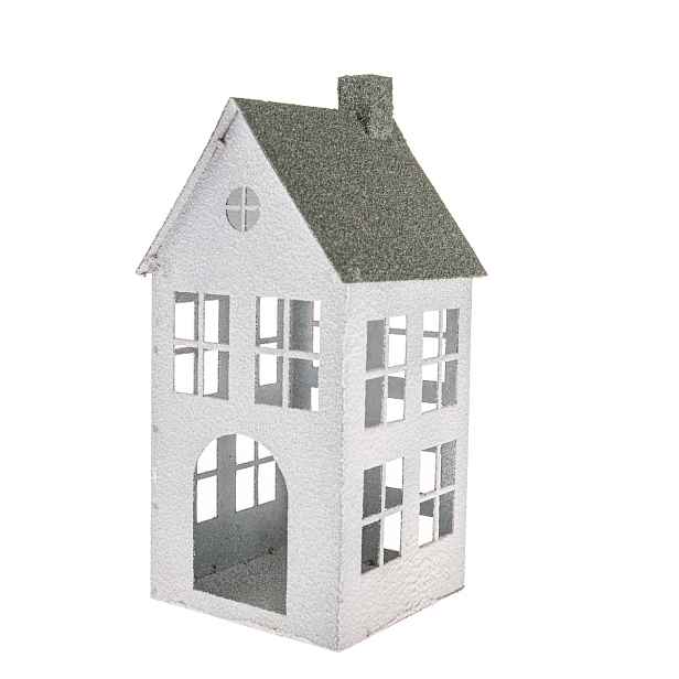 Kovový svícen Green House, 11,5 x 11,5 x 29 cm, 29 cm