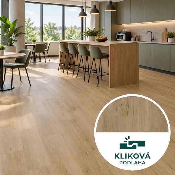 Vinylová podlaha kliková Canadian Design Jägerndorf, 1230 x 180 mm, Egibi
