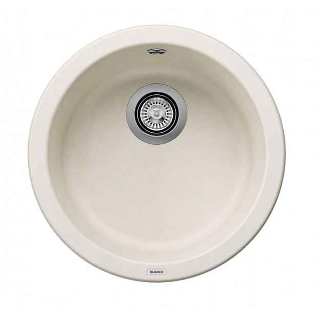 Blanco Rondo - Silgranitový dřez, průměr 45 cm, jemná bílá 527057