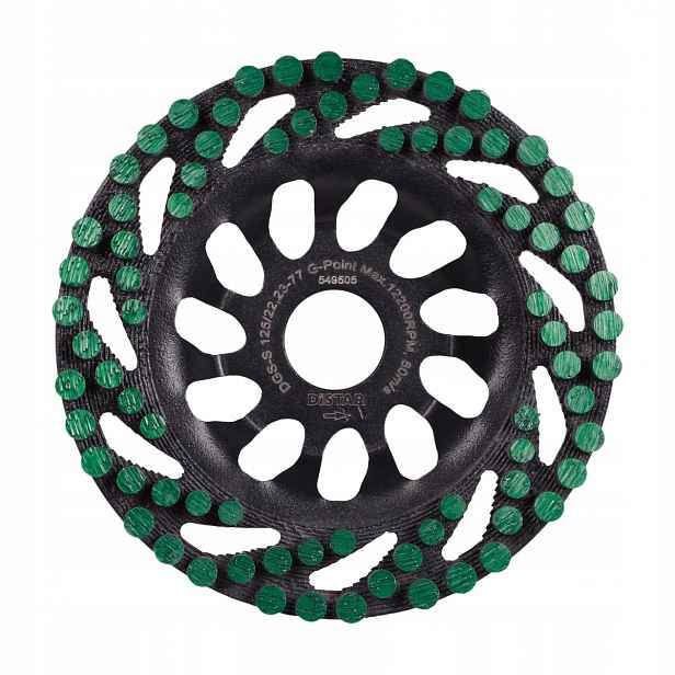 Diamantový kotouč Distar Green Point pro broušení betonu o průměru 125 mm