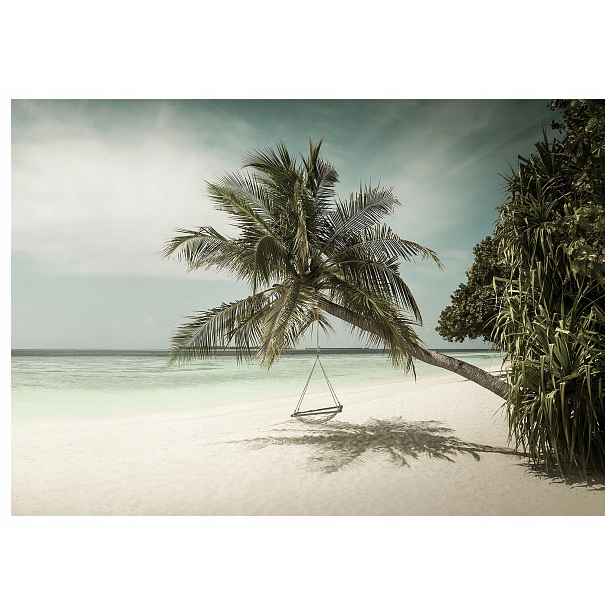 Fototapeta Rajská pláž Palmárna Oceán vinylová 368x254 lepidlo
