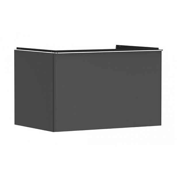 Skříňka pod umyvadlo pod desku Hansgrohe Xelu Q 78x49,5x55 cm šedá matná 54055000