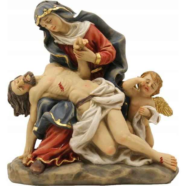 Pieta Figura Matka Boží S Tělem Ježíše Krista 18 CM Vysoká Velikonoce