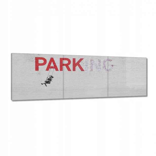 Obrazy 120x40 Banksy Parking